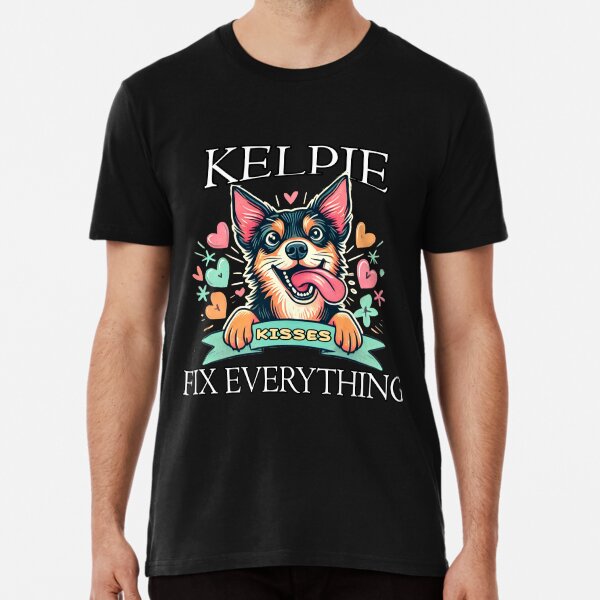 Artikel-Vorschau von Australian Kelpie Kisses reparieren alles, designt und verkauft von Globalcitytees.