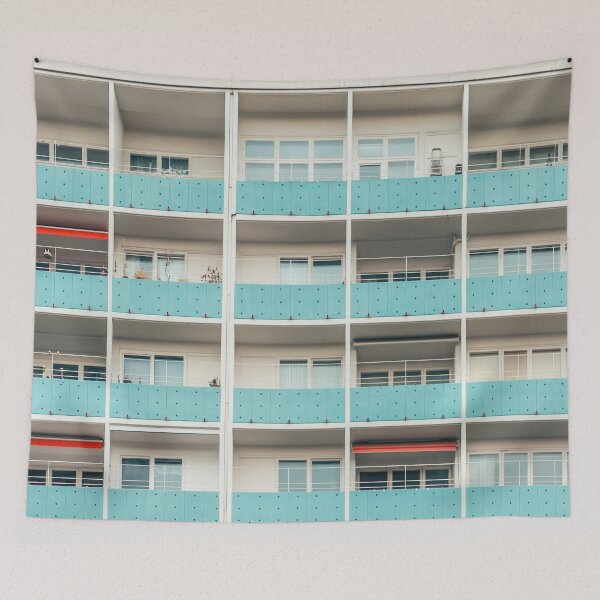 Item preview, the blue balconies 01 designed and sold by graziegranata.