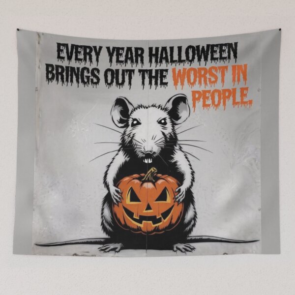 Item preview, Bansky Rat - Every year Halloween brings out the worst in people. designed and sold by 123ks.