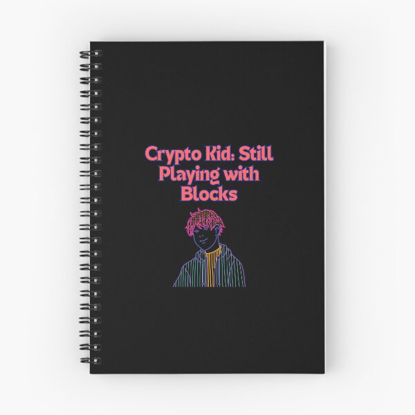 Artikelvorschau, Crypto Kid: Spielt immer noch mit Blöcken entworfen und verkauft von MarieSusan.