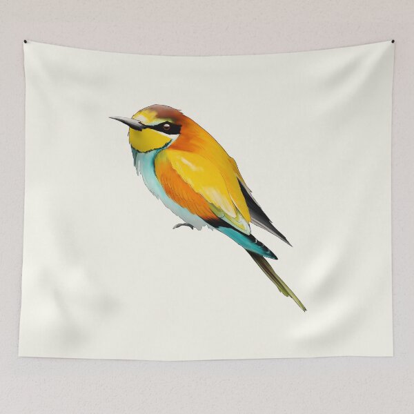 Item preview, Cute European Bee-eater designed and sold by Kat-D-Art.