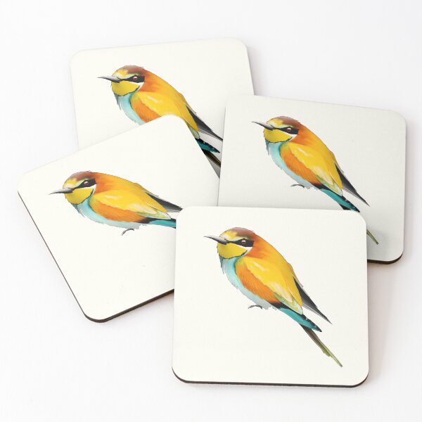 Item preview, Cute European Bee-eater designed and sold by Kat-D-Art.