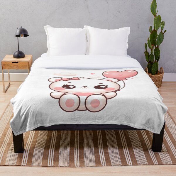 Aperçu de l'œuvre Adorable ours rose kawaii créée et vendue par istoriadesign.