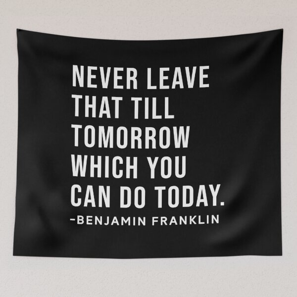 Item preview, Benjamin Franklin Quote designed and sold by SoulQuot.