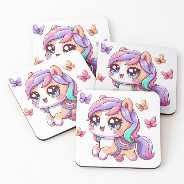 Item preview, Magical Kawaii Rainbow Horse designed and sold by istoriadesign.