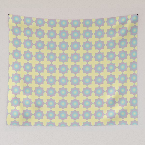 Item preview, Repeating Star - Yellow, Blue, Pink designed and sold by Elinda96.
