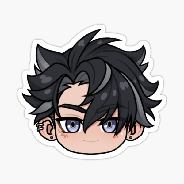 Wriothesley Chibi Head Sticker