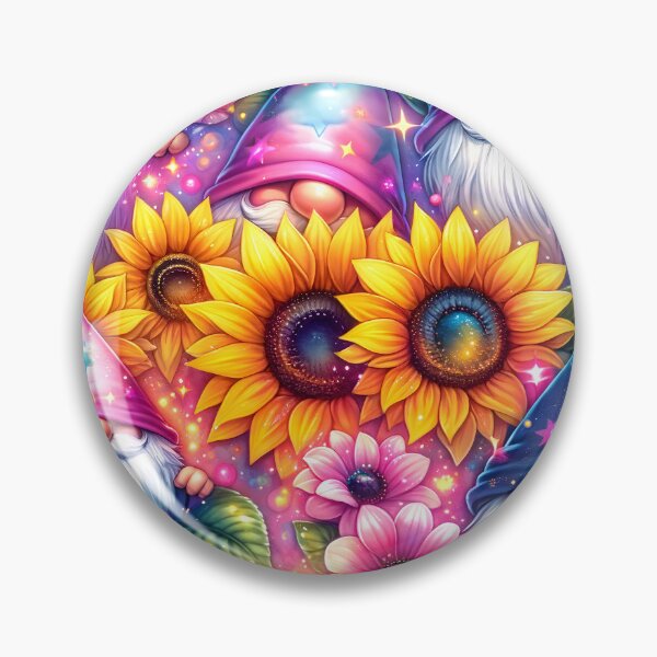 Item preview, Patrón de gnomo y girasol colorido designed and sold by clipify.