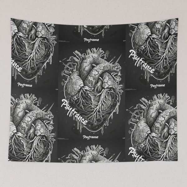 Item preview, Heart of Psytrance in Psychodelic dark style Love designed and sold by Piotrek0001.