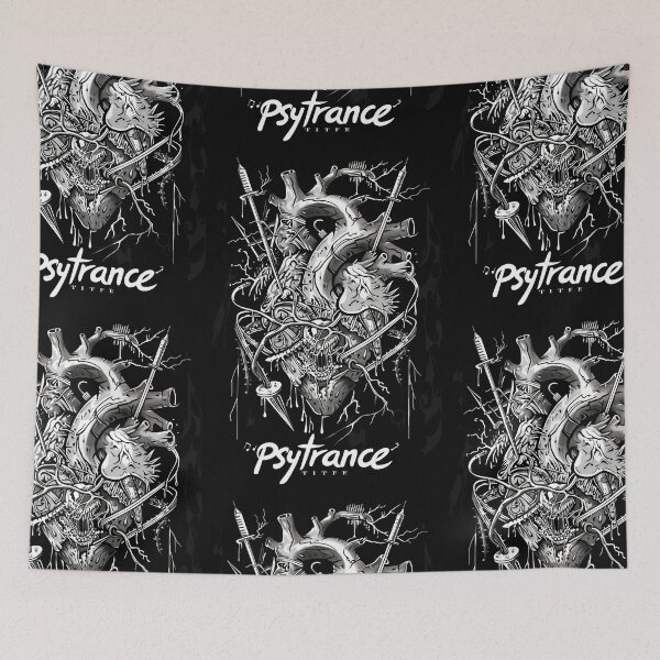 Item preview, Heart of Psytrance in Psychodelic dark style Love designed and sold by Piotrek0001.