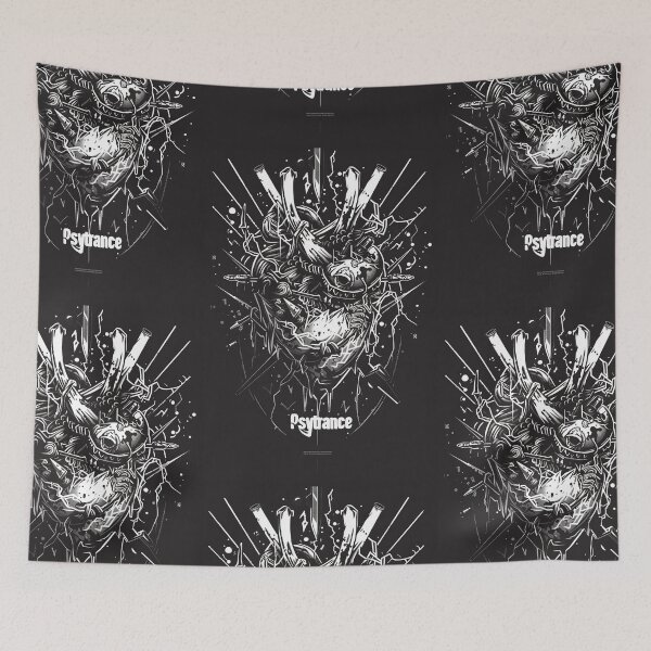 Item preview, Heart of Psytrance in Psychodelic dark style Love designed and sold by Piotrek0001.