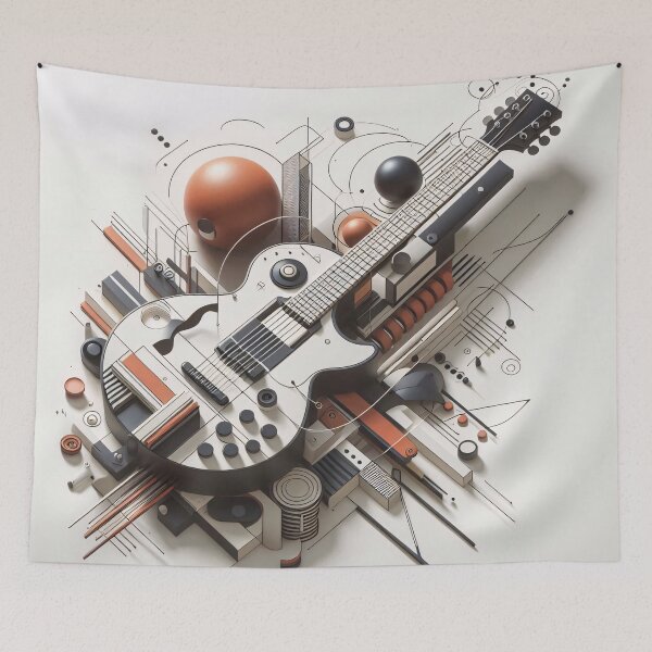 Artikelvorschau, Gitarre entworfen und verkauft von Vibranta Studio.