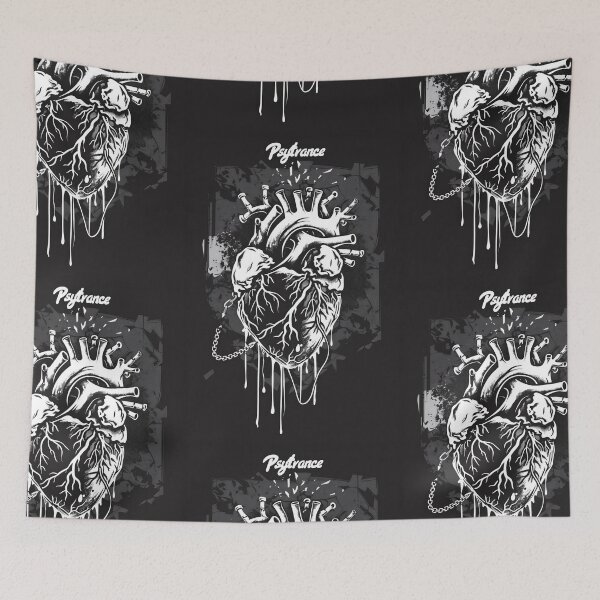 Item preview, Heart of Psytrance in Psychodelic dark style Love designed and sold by Piotrek0001.