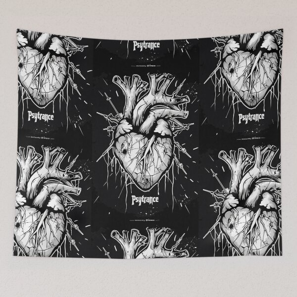 Item preview, Heart of Psytrance in Psychodelic dark style Love designed and sold by Piotrek0001.