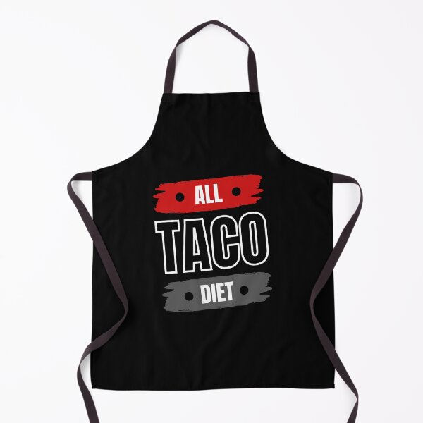 Item preview, All Taco Diet Funny Design designed and sold by pixelprintgems.