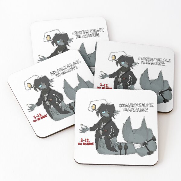 Item preview, sebastian Solace Sticker  designed and sold by dex1one.
