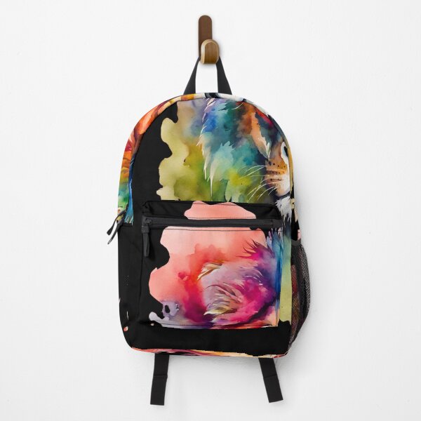 Item preview, Watercolor Colorful Angry Lion Bad Animals.  designed and sold by GlowUpLook.