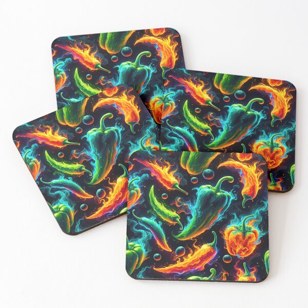 Item preview, Hot Chili Peppers Pattern designed and sold by clipify.