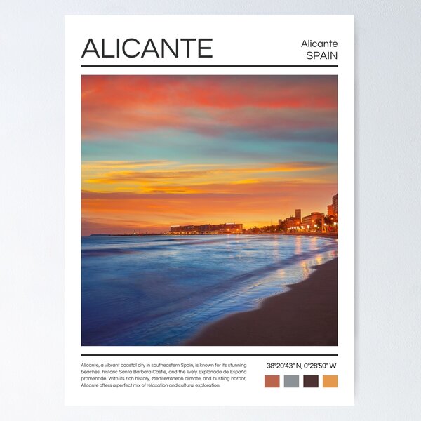 Item preview, Alicante - Spain - Photography designed and sold by StudioRedKoala.