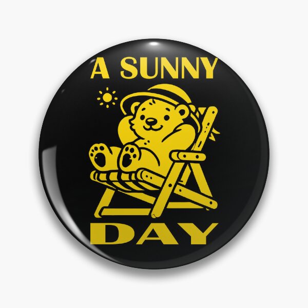 Item preview, Content Bear Relaxing in the Sunshine Gold designed and sold by Soulemotion.