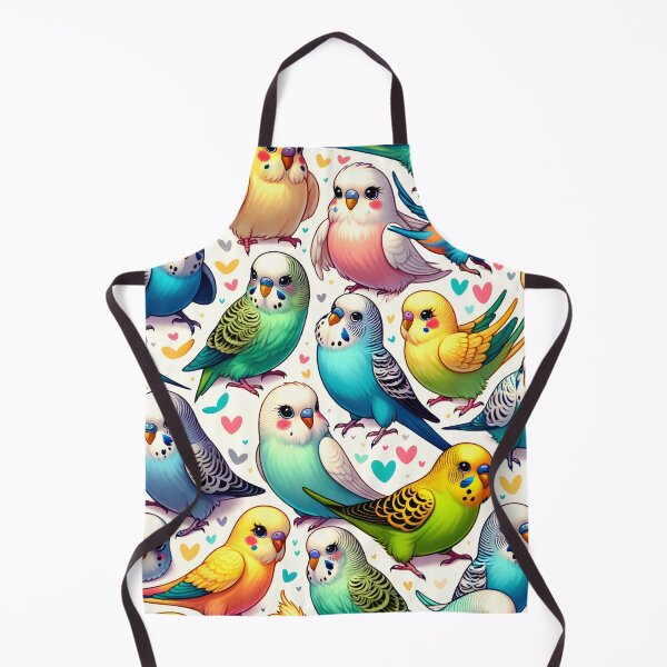 Item preview, Cute Budgie Bird Pattern designed and sold by clipify.