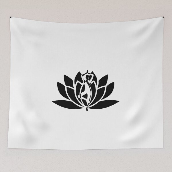 Item preview, Lotus and yoga position designed and sold by Sara Raad.