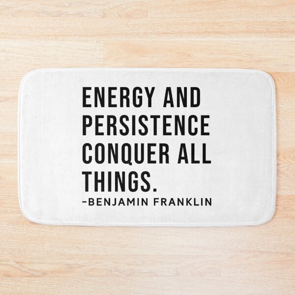 Item preview, Benjamin Franklin Inspirational Phrase designed and sold by SoulQuot.