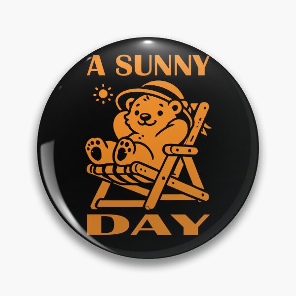 Item preview, Lazy Bear Relaxing on a Summer Day Dark Orange designed and sold by Soulemotion.