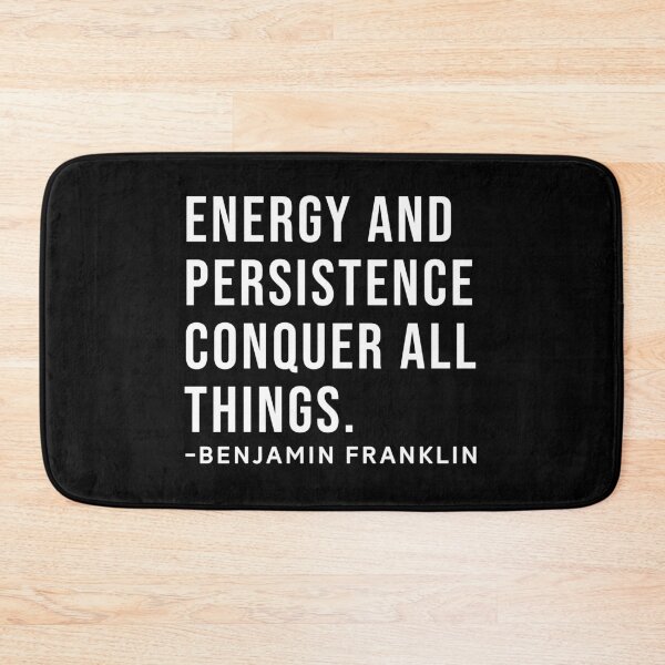 Item preview, Benjamin Franklin Inspirational Phrase designed and sold by SoulQuot.