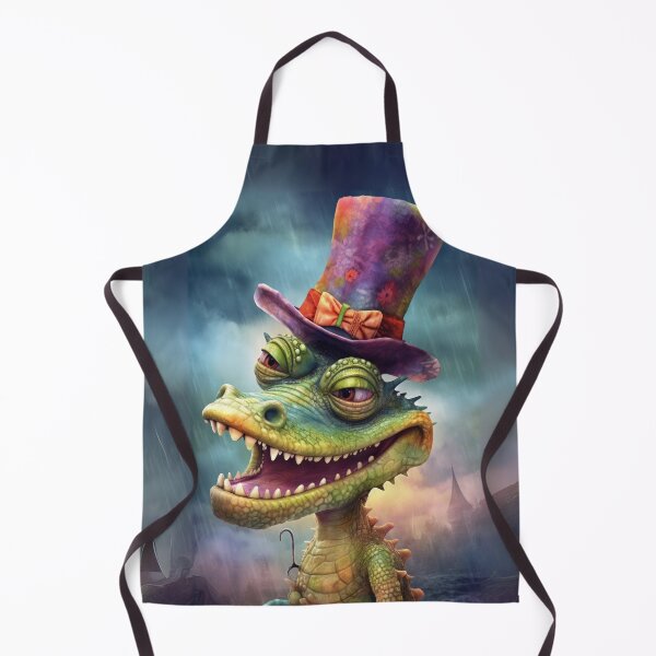 Item preview, Dapper Alligator in a Top Hat designed and sold by Sillytoe.