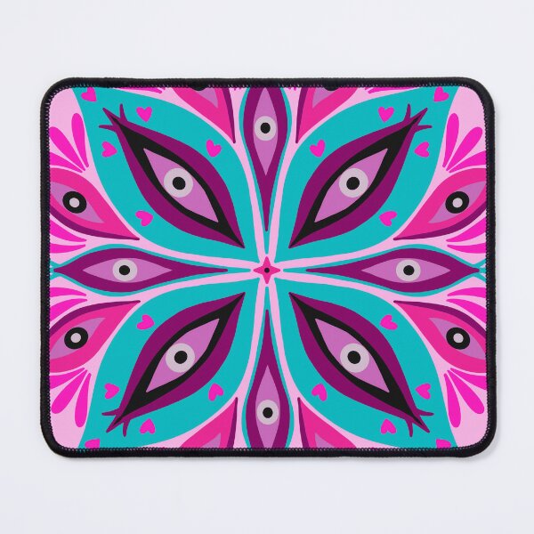 Item preview, Ghostly Eye minty and pink: A spooky allure, just in time for Halloween. designed and sold by Kaushlydraw.