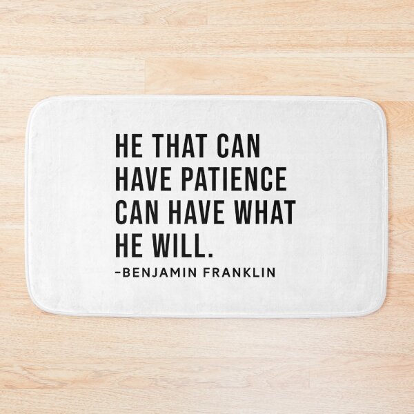 Item preview, Benjamin Franklin Inspirational Phrase designed and sold by SoulQuot.