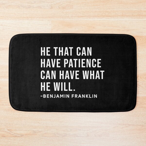 Item preview, Benjamin Franklin Inspirational Phrase designed and sold by SoulQuot.