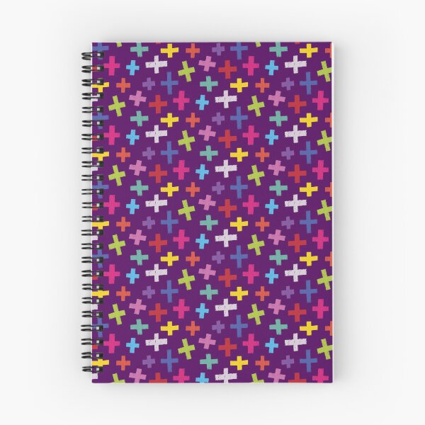 Item preview, Multicolor Crosses Pattern designed and sold by Scrabbly Doodles.