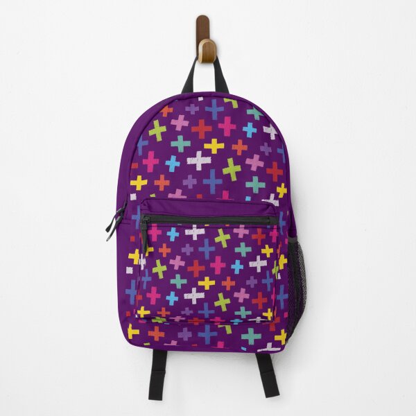 Item preview, Multicolor Crosses Pattern designed and sold by Scrabbly Doodles.