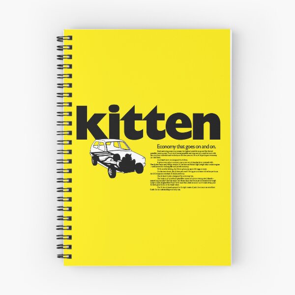 Item preview, RELIANT KITTEN - advert designed and sold by ThrowbackAds.
