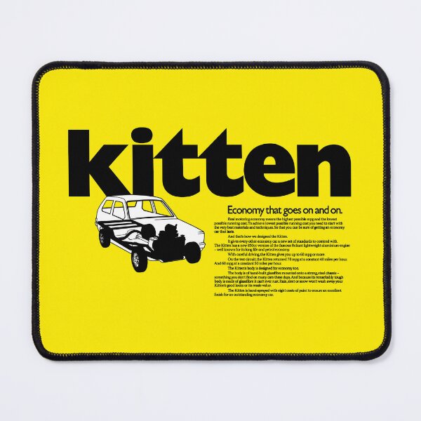 Item preview, RELIANT KITTEN - advert designed and sold by ThrowbackAds.