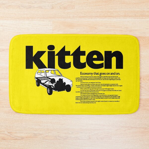 Item preview, RELIANT KITTEN - advert designed and sold by ThrowbackAds.