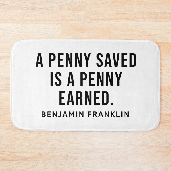 Item preview, Benjamin Franklin Inspirational Phrase designed and sold by SoulQuot.