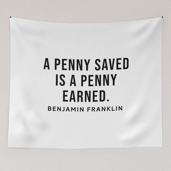 Item preview, Benjamin Franklin Inspirational Phrase designed and sold by SoulQuot.