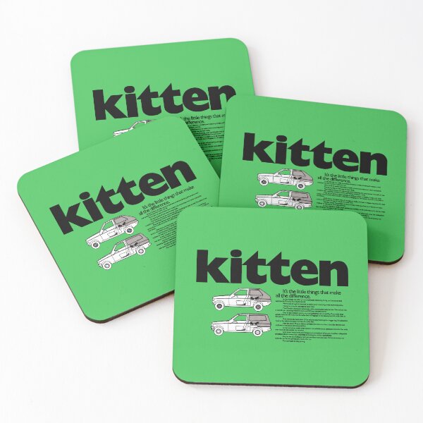 Item preview, RELIANT KITTEN - advert designed and sold by ThrowbackAds.