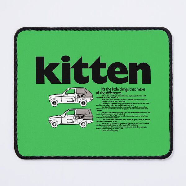 Item preview, RELIANT KITTEN - advert designed and sold by ThrowbackAds.