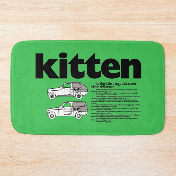 Item preview, RELIANT KITTEN - advert designed and sold by ThrowbackAds.