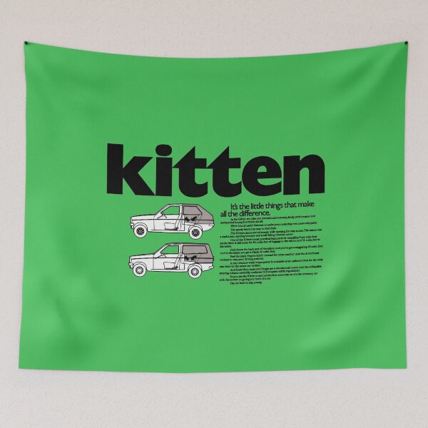Item preview, RELIANT KITTEN - advert designed and sold by ThrowbackAds.