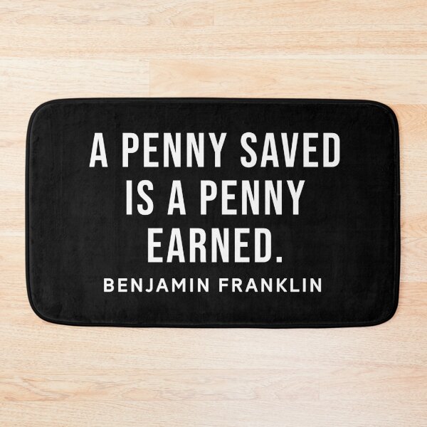 Item preview, Benjamin Franklin Inspirational Phrase designed and sold by SoulQuot.