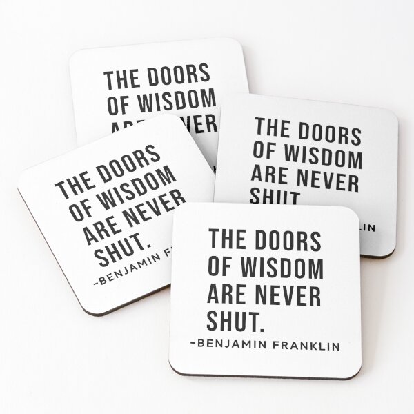 Item preview, Benjamin Franklin Inspirational Phrase designed and sold by SoulQuot.