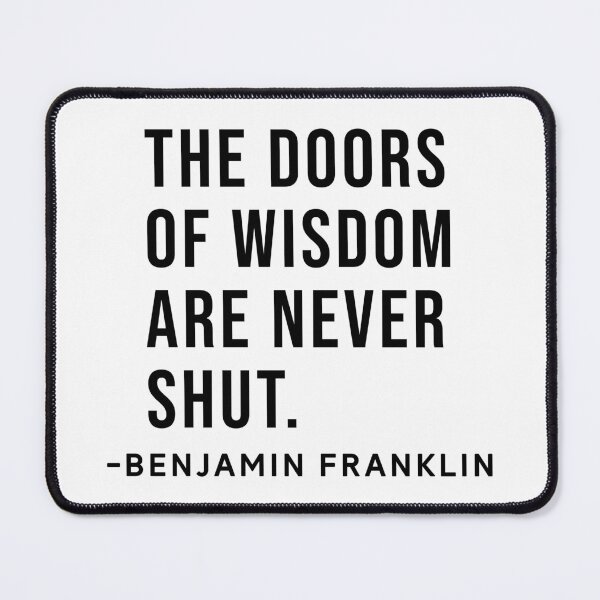 Item preview, Benjamin Franklin Inspirational Phrase designed and sold by SoulQuot.