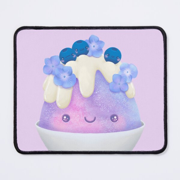 Item preview, Cute Purple Japanese Kakigōri Shaved Ice Dessert designed and sold by SugarMochi.