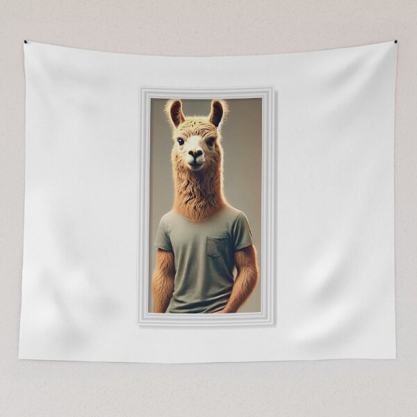 Item preview, LLAMA MAN designed and sold by PAIRMARTINS.