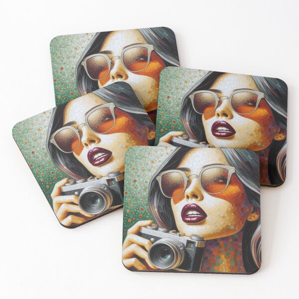 Item preview, a woman with a camera 2 designed and sold by editattire.